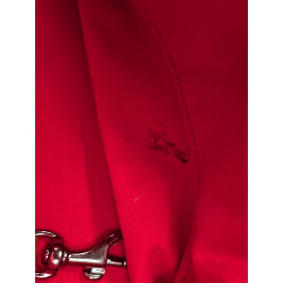 Dooney & Bourke Ostrich Bone Zip Zip Satchel Bone with Brown Ostrich Dots - Picture 9 of 9